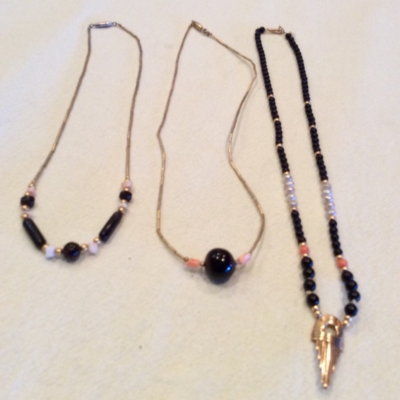 Necklaces, three tiered - Picture 3 of 8